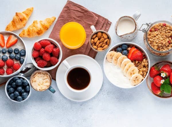 bajar de peso con el desayuno del METRE